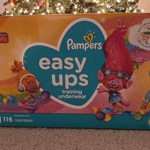 pampers easy ups pull ups girls 3T-4T 116ct
